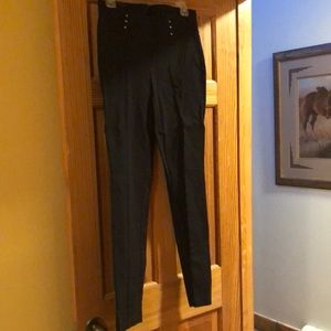 NWT black womens pants size 10 slim leg